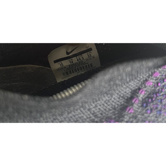 Nike vapormax flyknit 2 Night Purple 942842-013. Mens Size 15 - Picture 10 of 12